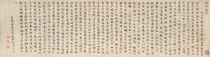 成亲王 嘉庆庚辰（1820）年作 楷书 手卷